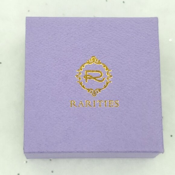 Rarities Rhinestone Earrings Dangle Light Purple Sterling Silver Wedding Prom - Picture 7 of 8